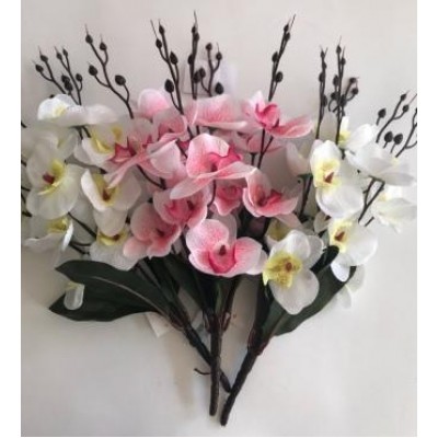 Цветы иск. Букет орхидей ассоти 45см Т75